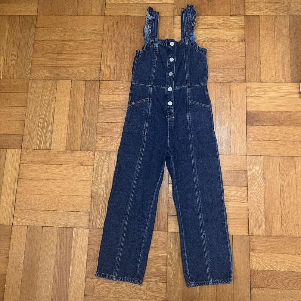 Next Denim Romper Overalls Size 8